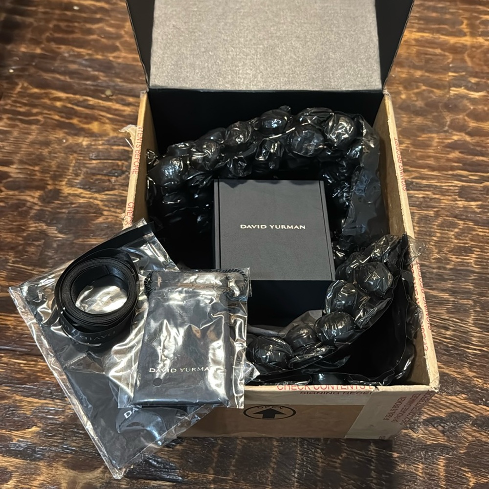 David Yurman Authentic Packaging with Shipping Box